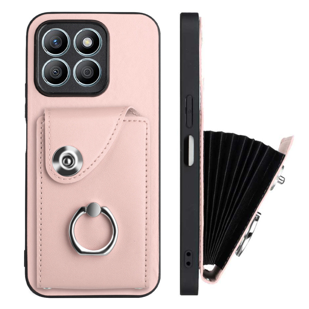 YB Leather Coating Series-7 for Honor X8b 4G Case Leather+TPU Phone Shell with 6 Card Slots YB Leather Coating Series-7 for Honor X8b 4G Case Leather+TPU Phone Shell with 6 Card Slots